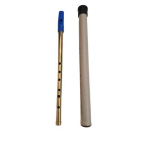 Flute Brass Finish with Carry Bag | Brand Zaima – Manufactured by Al Yumna Overseas Pvt. Ltd | Ideal for School Band | Professional Brass Construction, Clear Resonant Sound, Durable, Elegant Design, Portable, Lightweight & Ready-to-Play