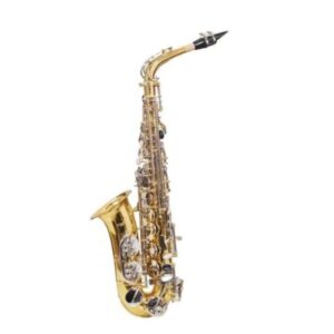 Golden Alto Saxophone – Imported WAXWING Brand | Premium Brass Instrument with Rich, Warm Tone and Smooth Key Action | Perfect for School Bands, Professional Musicians, and Passionate Music Enthusiasts