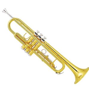 Trumpet Gold-Plated – Imported WAXWING Brand | Elegant and Durable Musical Instrument with Rich, Bright Tone and Smooth Valve Action | Perfect for School Bands, Professional Performances, and Music Enthusiasts