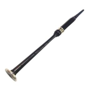 Zaima Practice Chanter - Black | Complete with Reed and Accessories by Al Yumna Overseas – Perfect for Beginners and Professionals to Master Skillful Melodies, Precision Fingering, and Authentic Bagpipe Sounds with Premium Craftsmanship.