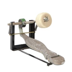 Premium Bass Drum Pedal in Aluminium & Iron with High-Quality Head Ball – Black & Silver Finish – 1 Piece – Durable, Smooth, and Responsive – Ideal for Marching Bands & Drummers – Brand Zaima, Manufactured by Al Yumna Overseas Pvt. Ltd.