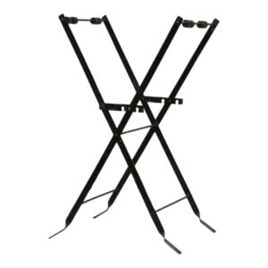 Sturdy Iron Metal Bass Drum Stand – Foldable Design, Premium Black Finish, Ideal for School Bands, Marching Bands & Stage Performances, Durable & Easy to Carry,one piece, Brand Zaima, Manufactured by Al Yumna Overseas Pvt. Ltd.