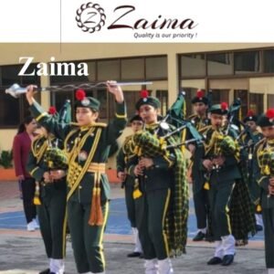 Premium Quality School Band Dresses by Al Yumna Overseas, Brand Zaima—Expertly Tailored for School Bands, Army Marching Bands, and Musical Events, Offering Superior Comfort, Long-Lasting Durability, Elegant Fit, and a Professional, Commanding Appearance in Every Performance Worldwide with Trusted Manufacturing Excellence.